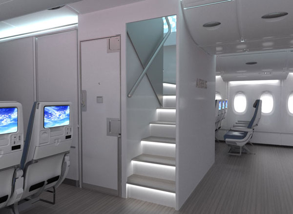 エアバスA380型機に新客室装備オプション　エコノミークラス横11席配置などで約80席追加可能に