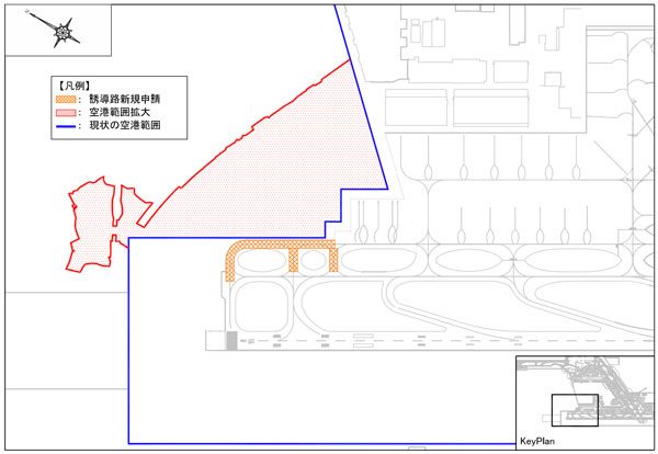 成田国際空港、A滑走路北側に誘導路整備　処理能力拡大