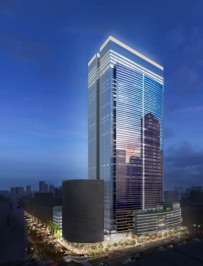 東京駅前に開発予定の超高層複合ビル内に日本初のブルガリホテル　2022年末開業