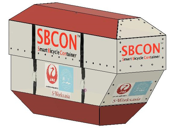 JALら3者、自転車輸送用の受託手荷物専用ボックス「SBCON」を開発