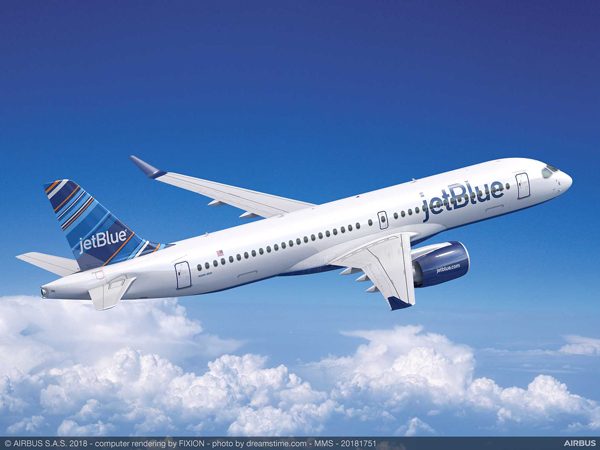ジェットブルー航空、エアバスA220-300型機を60機発注　A320neoをA321neoに発注変更