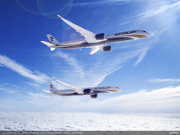 スターラックス航空、エアバスA350型機を17機発注　2022年開設の長距離路線投入