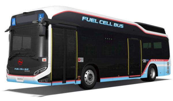 京浜急行バス、民間初の燃料電池バス「SORA」導入　お台場地区で2019年春から