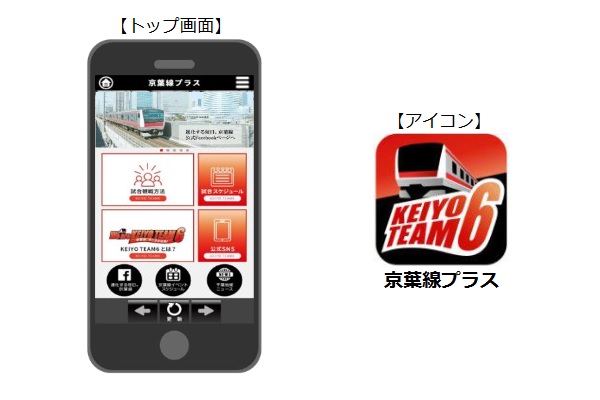 JR東日本千葉支社、京葉線と沿線スポーツチームの情報発信アプリ配信