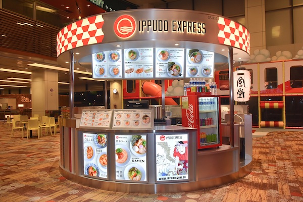 チャンギ国際空港T1の制限エリアに「IPPUDO EXPRESS」オープン　同空港2店舗目
