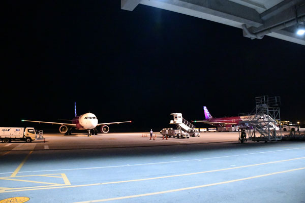 那覇空港LCCターミナル、約6年5ヶ月の歴史に幕　ピーチとバニラはメインターミナルに移転