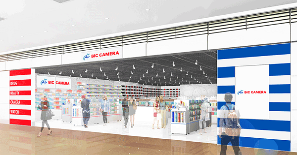 羽田空港国際線ターミナルのビックカメラが移転　2店舗に