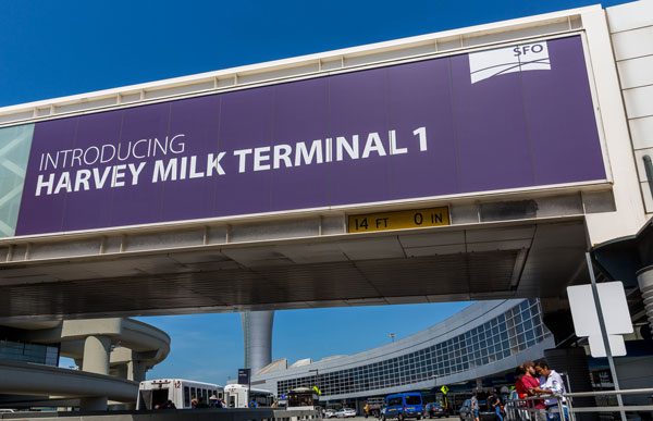 サンフランシスコ国際空港、第1ターミナルを「ハーヴェイ・ミルク・ターミナル1」に　ゲイを公言して当選した人権活動家