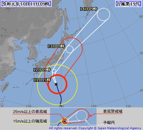 台風直撃の12日に東京・大阪で移動できる手段は「北陸周り」？【コラム】