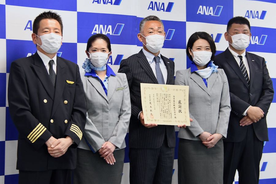 ANA、武漢チャーター便運航で外務大臣から感謝状　社員5人が初便の様子語る