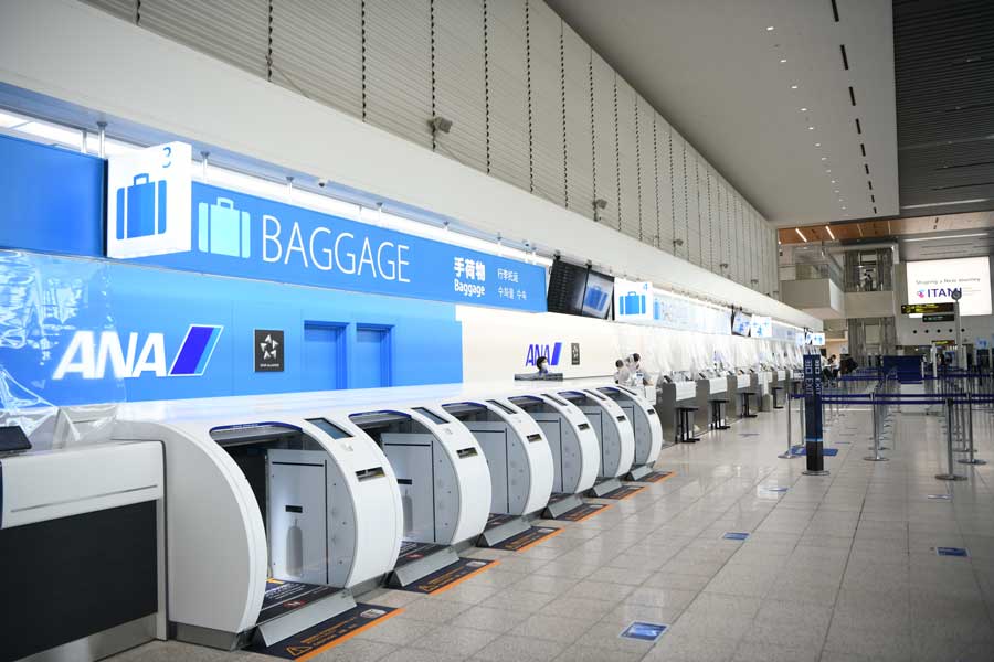 ANA、伊丹空港に自動手荷物預け機「ANA Baggage Drop」を導入　主要5空港に導入完了