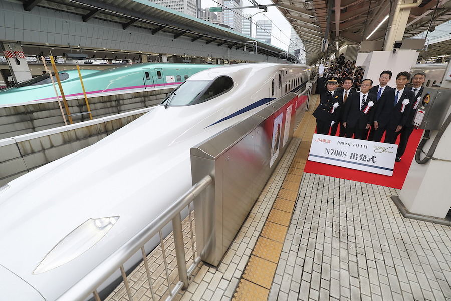 東海道新幹線N700S、「のぞみ1・3号」でデビュー　東京駅を出発