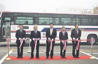 「外国人誘客起爆剤に」　高速バス・若松—仙台空港線運行開始