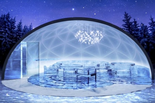 星野リゾートトマム、「氷のホテル」を期間限定営業　氷に囲まれた露天風呂など併設