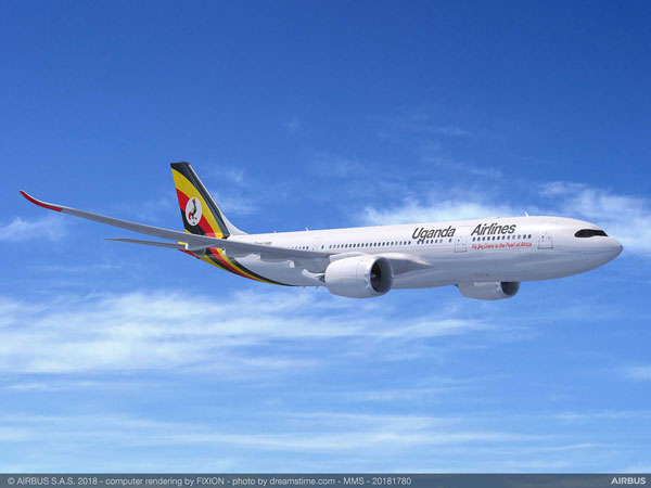 ウガンダ・エアラインズ、エアバスA330-800型機を2機確定発注