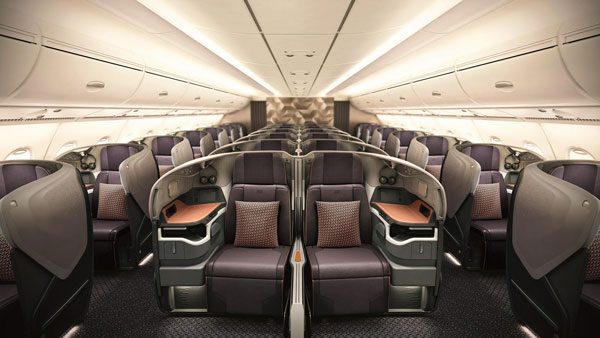 エアバス、シンガポール航空のA380型機の最初の客室改修を完了