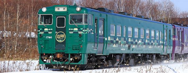 JR北海道、5・6月に臨時急行「花たび そうや」号を運行　キハ40「山紫水明」車両を使用