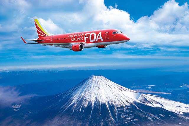 フジドリームエアラインズ、出雲発着の富士山遊覧フライト実施